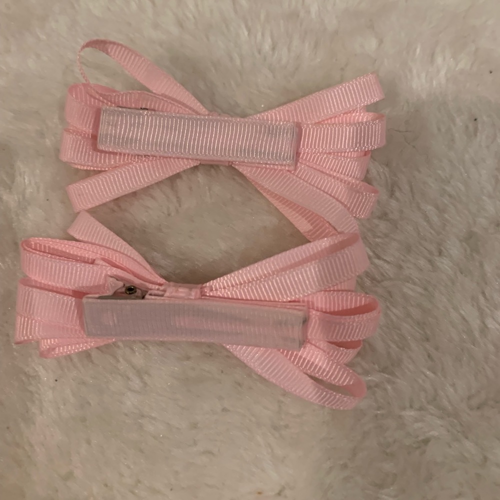 Girls Bow Barrette Set - Picture 10 of 11